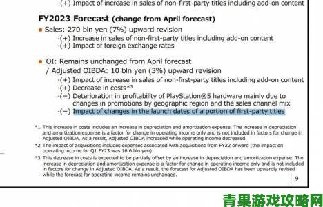 聚焦|索尼称正密切关注第一方游戏制作延期风险