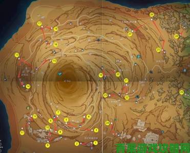 《原神》地下矿区：15个限时挑战点位全标注